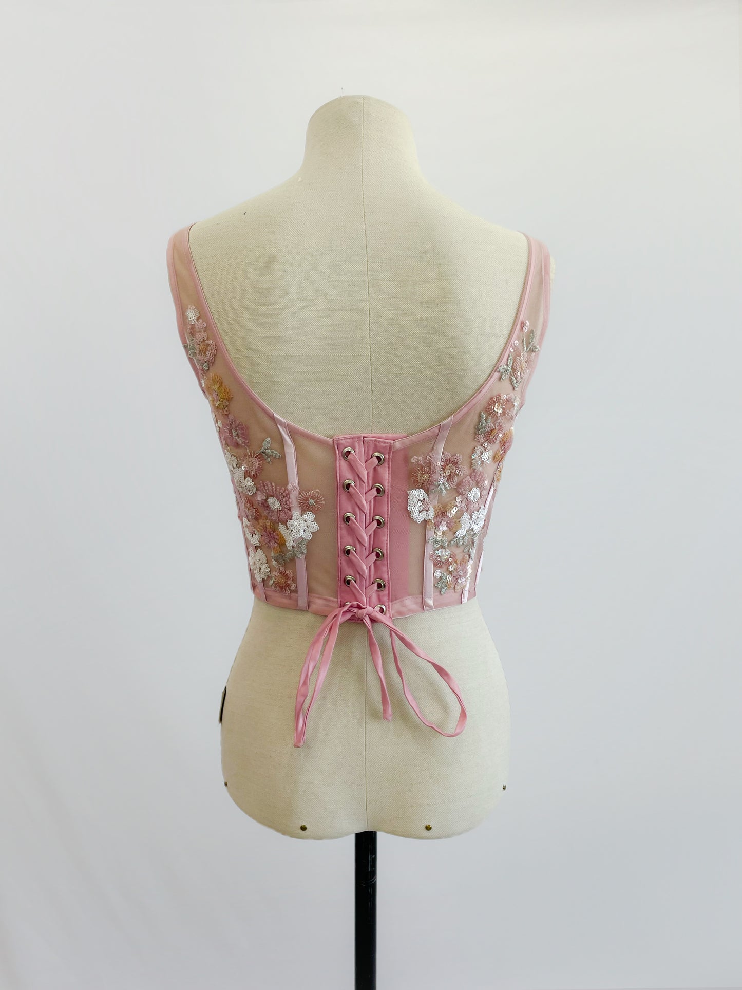 Muestra Corset Gregoria Rosa Talla 6-8