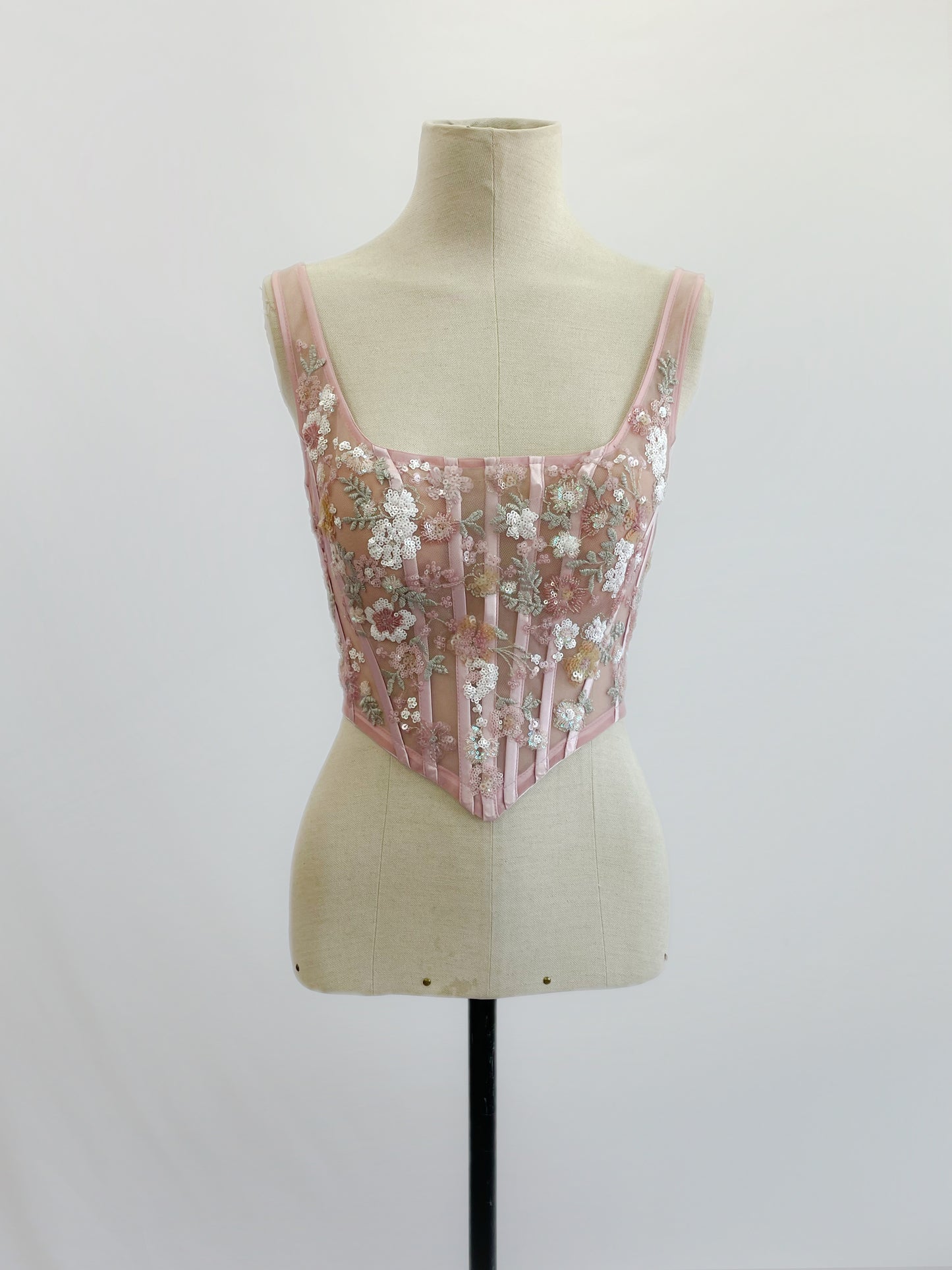 Muestra Corset Gregoria Rosa Talla 6-8