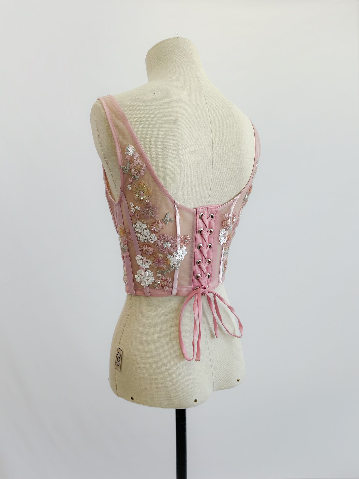 Muestra Corset Gregoria Rosa Talla 6-8