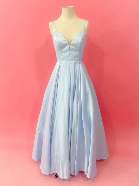 Andrea sky blue dress sample size 10