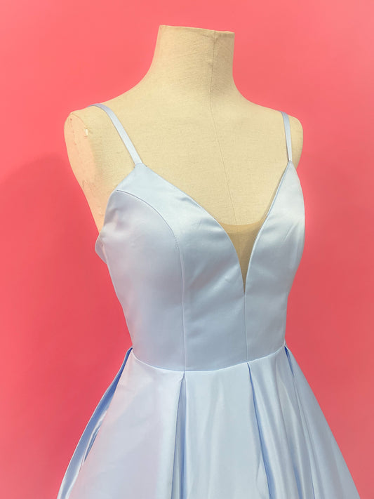 Andrea sky blue dress sample size 10