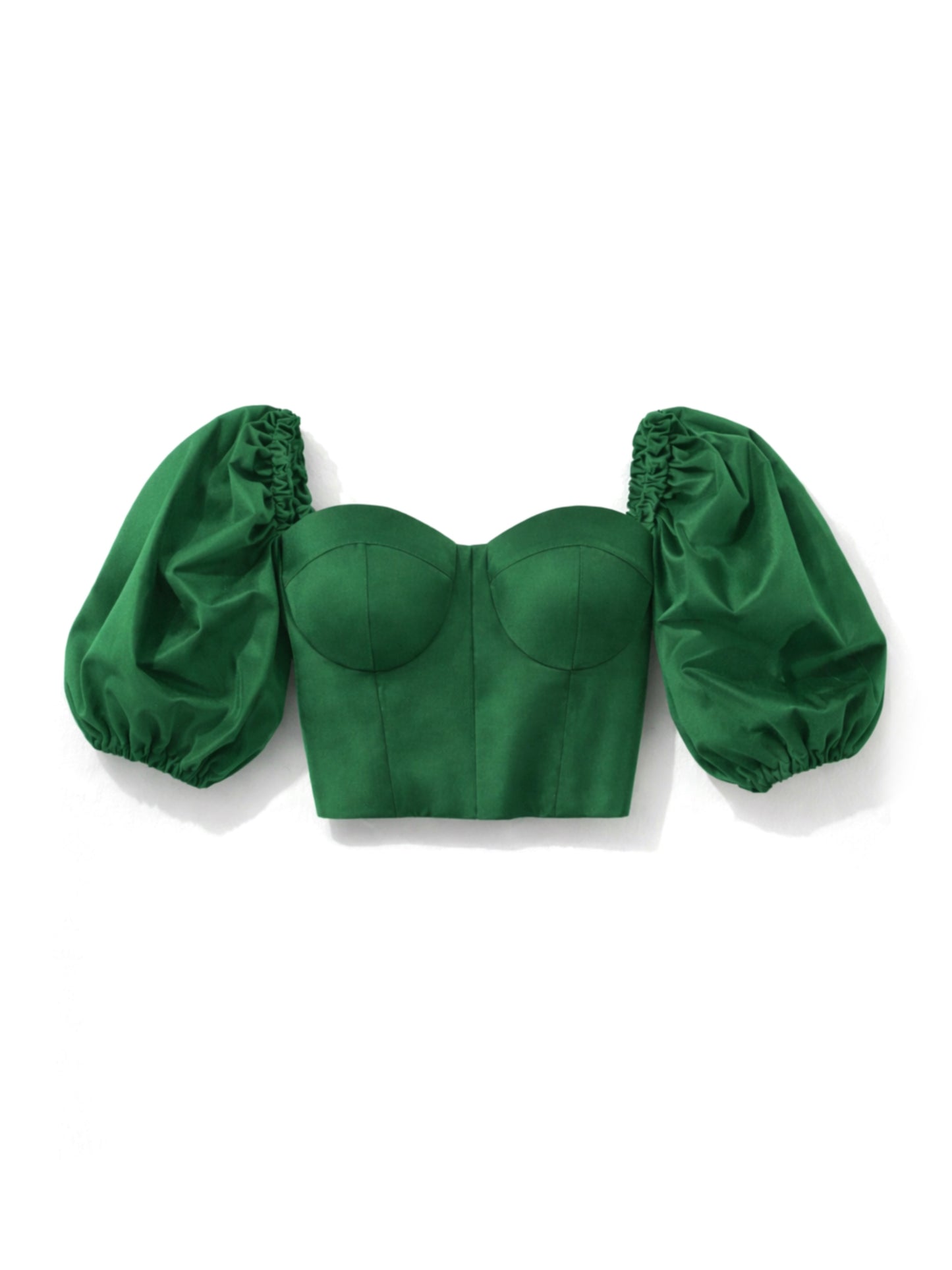 Bustier Selene verde bosque talla 12-14