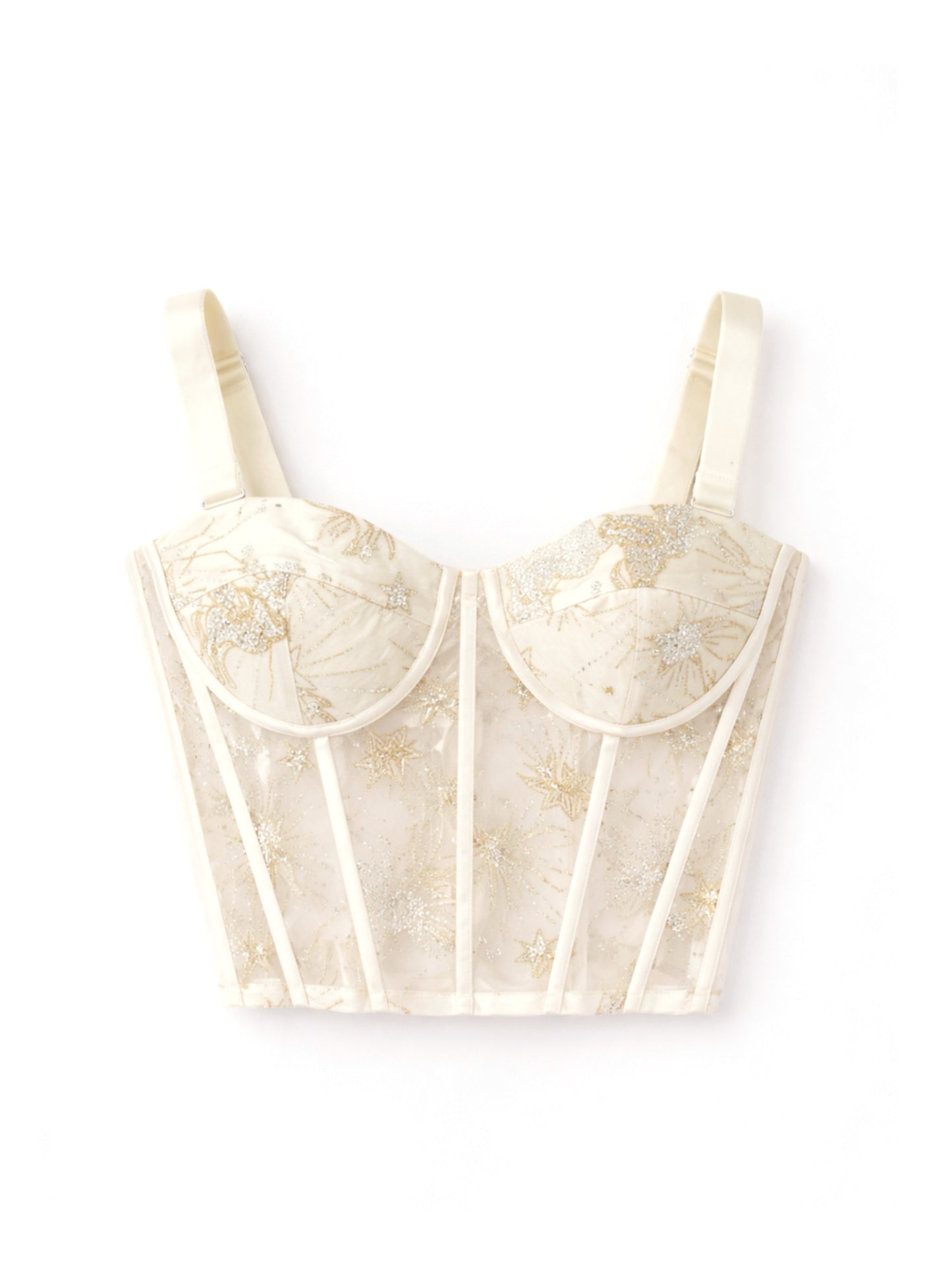 Bustier de constelaciones marfil talla 6