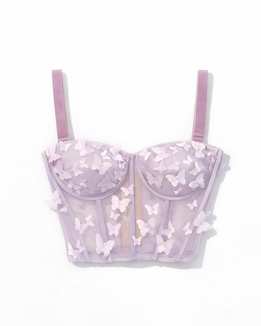 Lilac Butterfly Bustier size 4-6