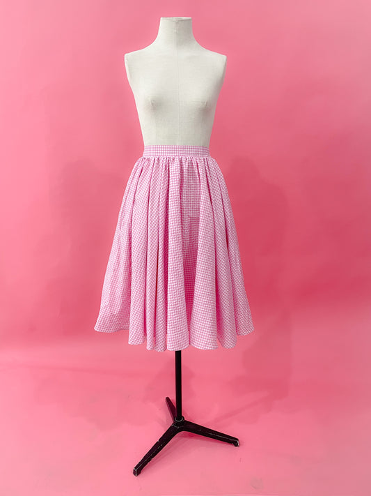 Muestra falda Ramona rosa pastel talla 10