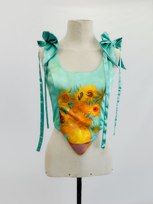 Corset Poliana Girasoles (made to order)