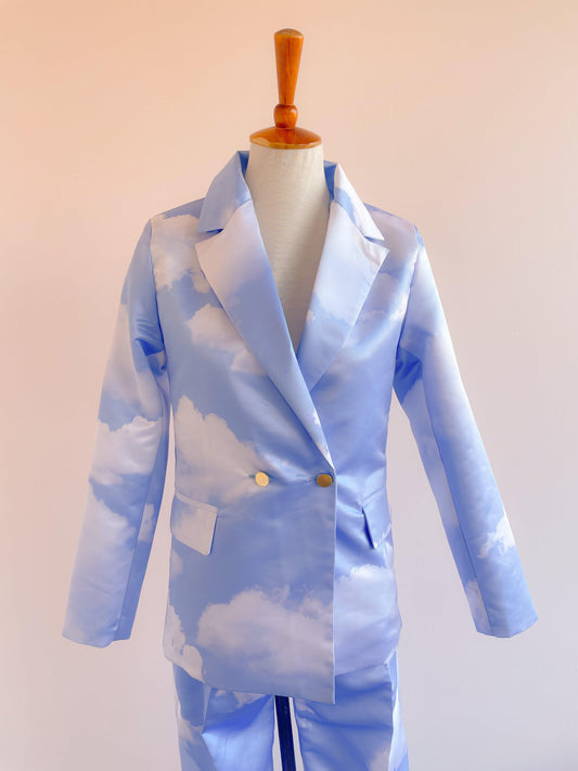 Set Saco y pantalón cielo - Georgina Chávez
