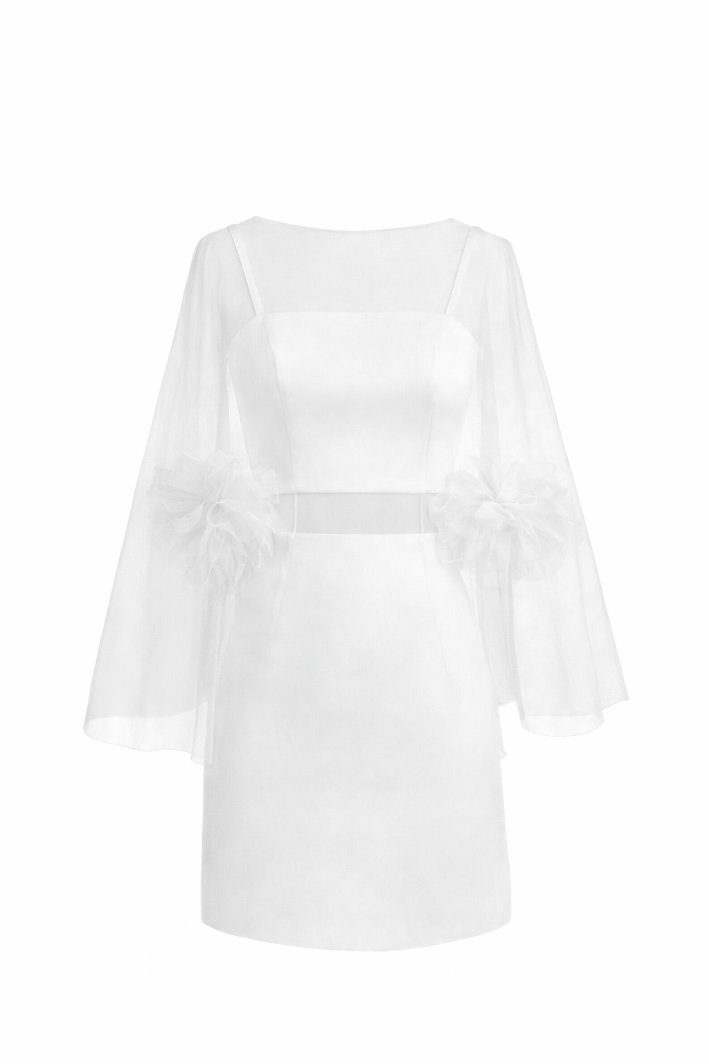 Set Top y Falda Clavel corta con Capa