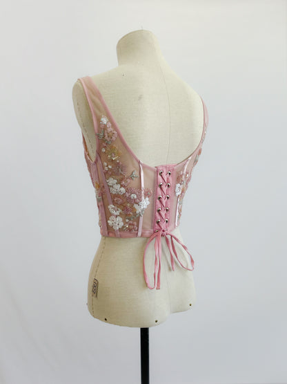 Muestra Corset Gregoria Rosa Talla 6-8