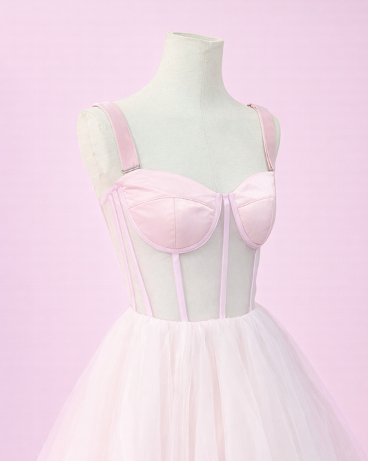 Camila pastel pink dress sample size 4