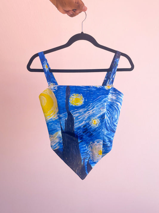 Petra Starry Night Corset (Made to order)