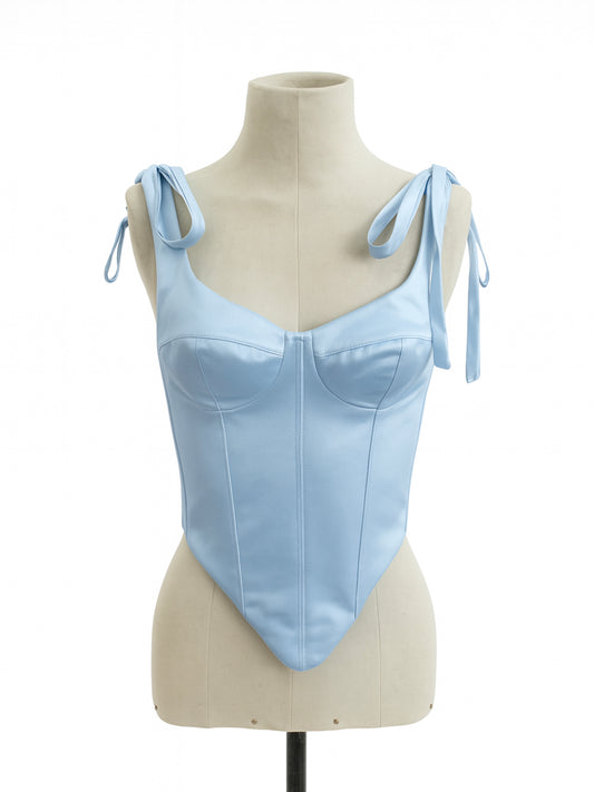 Sample Sky blue Pavlova bustier size 8-10