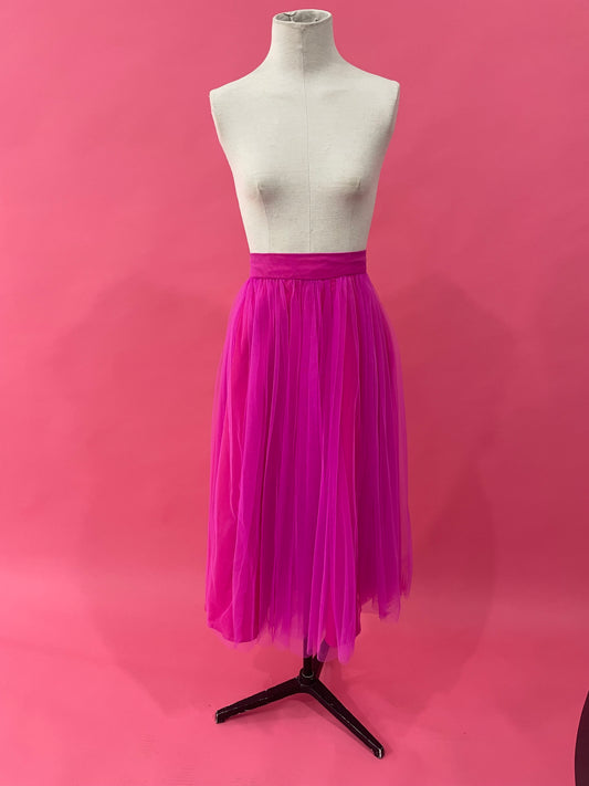 Muestra Falda de Tul bugambilia talla 8