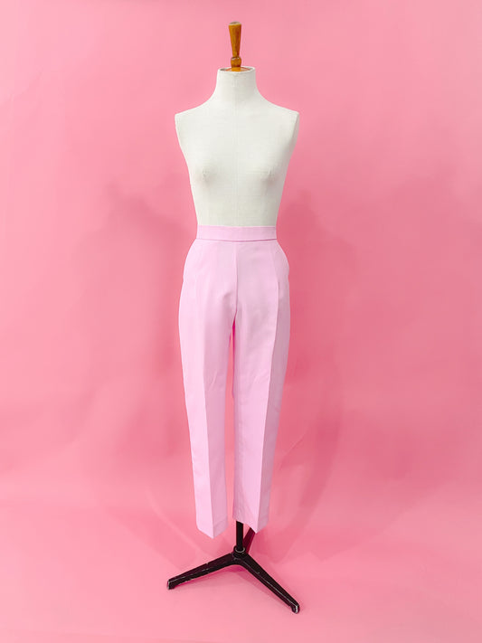 Muestra Pantalón lápiz rosa pastel talla 8
