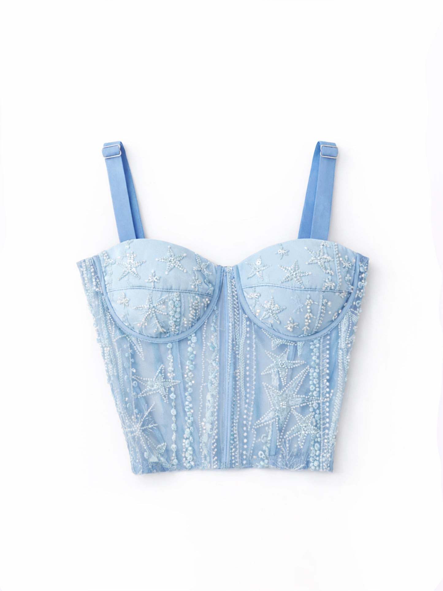 Sky Blue Snow Bustier 