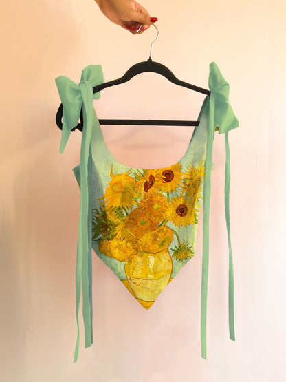 Poliana Sunflowers Corset (made to order)