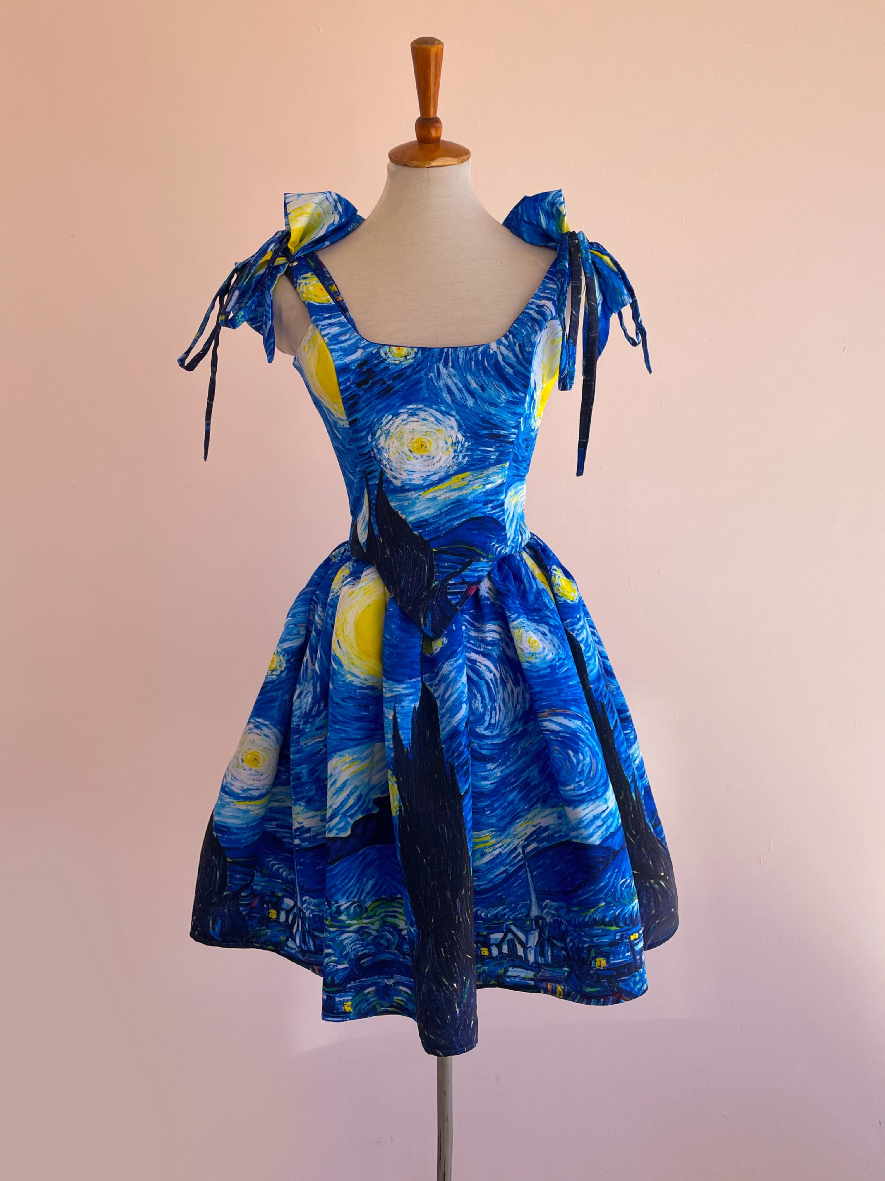 Van Gogh starry night dress WOW! | Starry night dress, Dresses with vans,  Pretty outfits