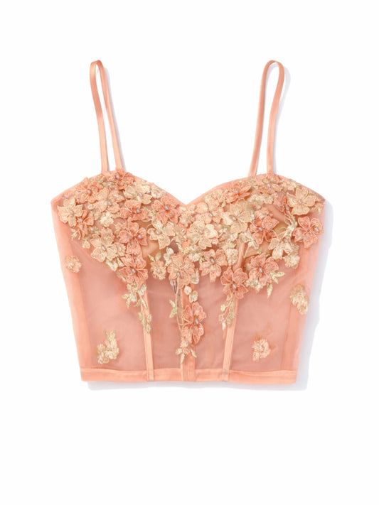 Bustier Cordelia durazno talla 4-6