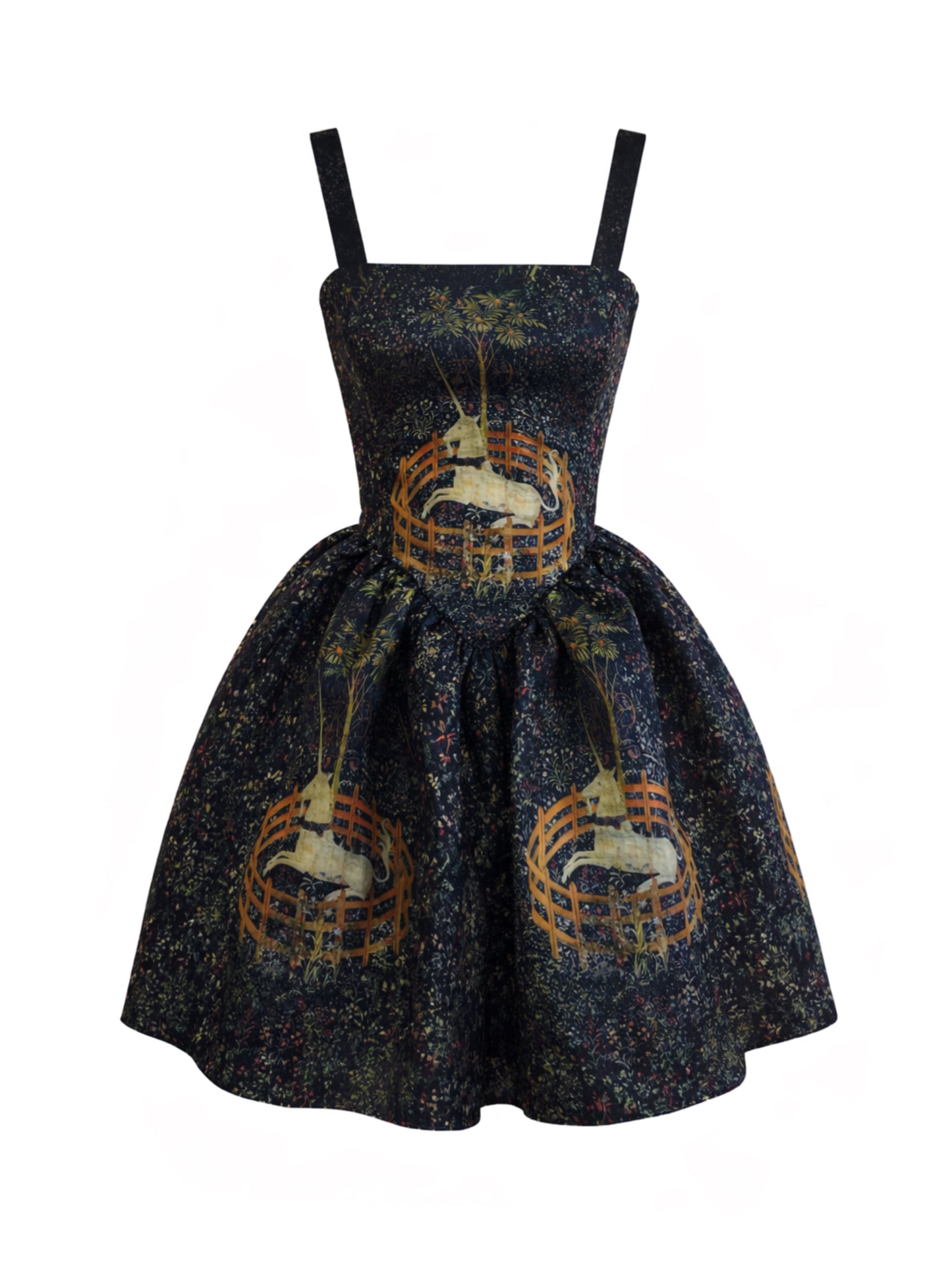 Vestido Petra Unicornio Rojo