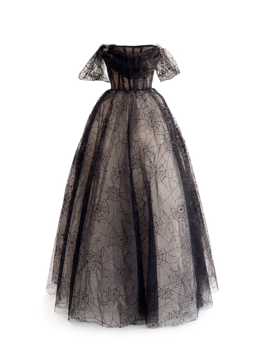 Vestido de telarañas