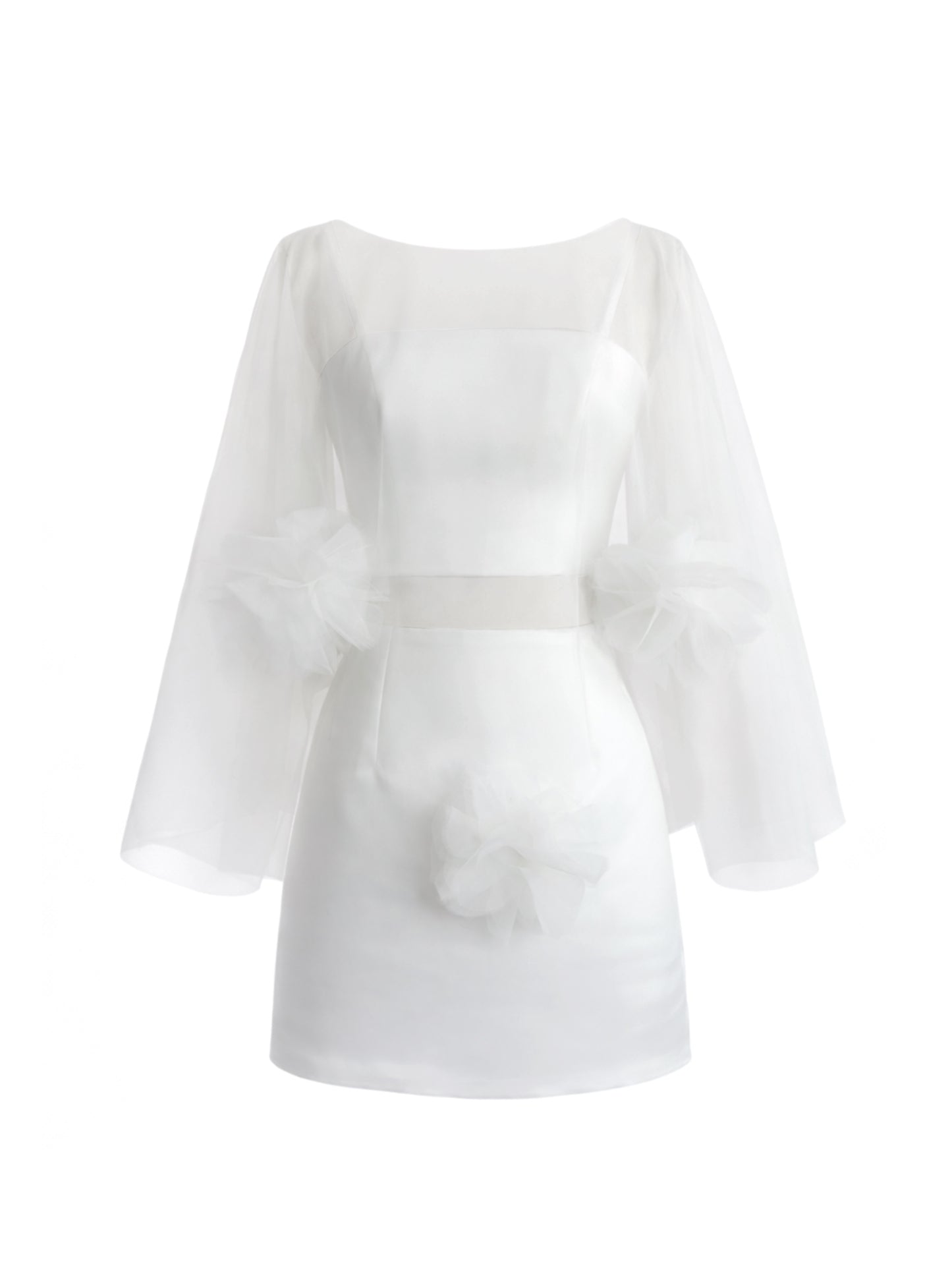 Clavel Top and Short Skirt Set with Cape