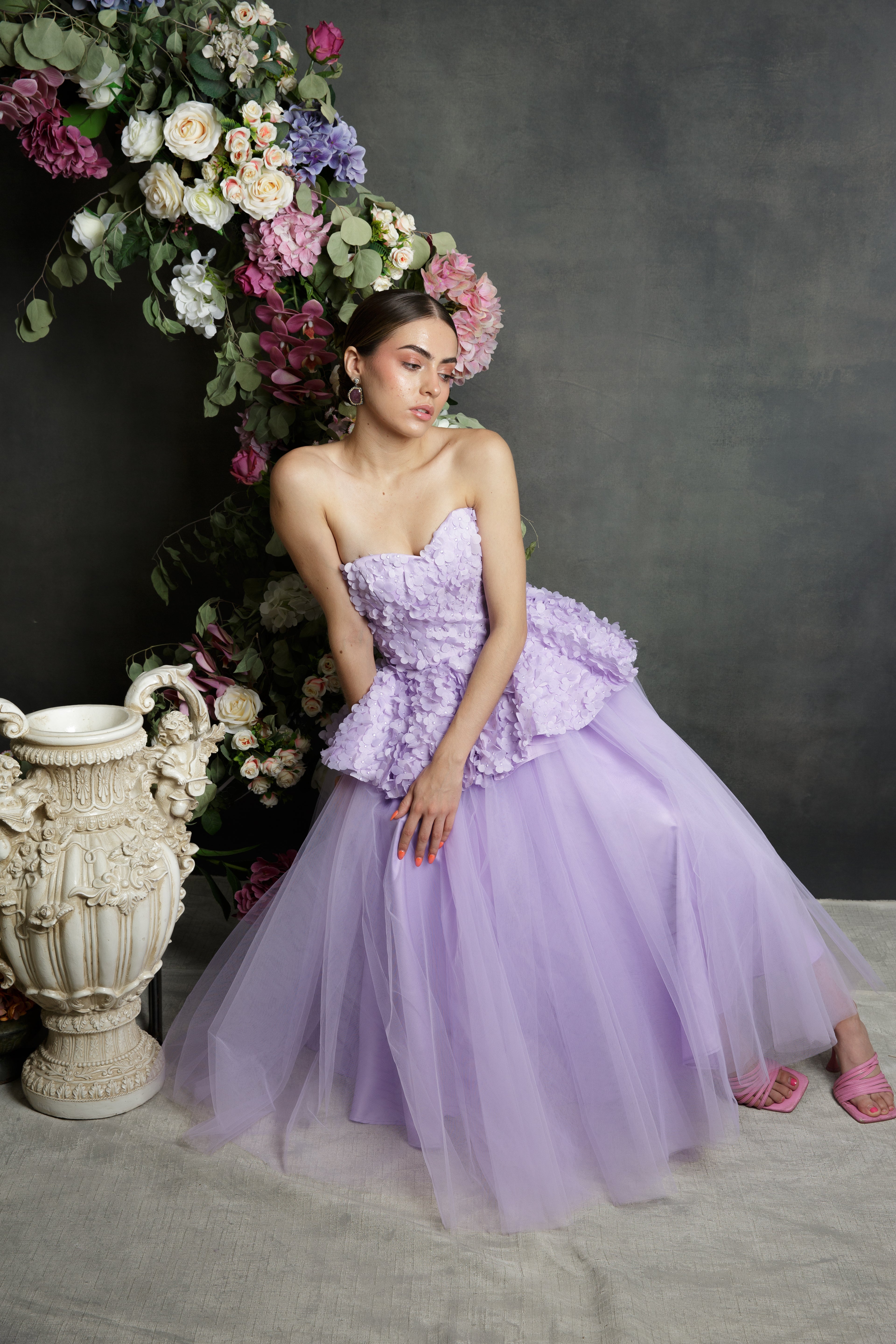 Ariella and Tulle skirt Set