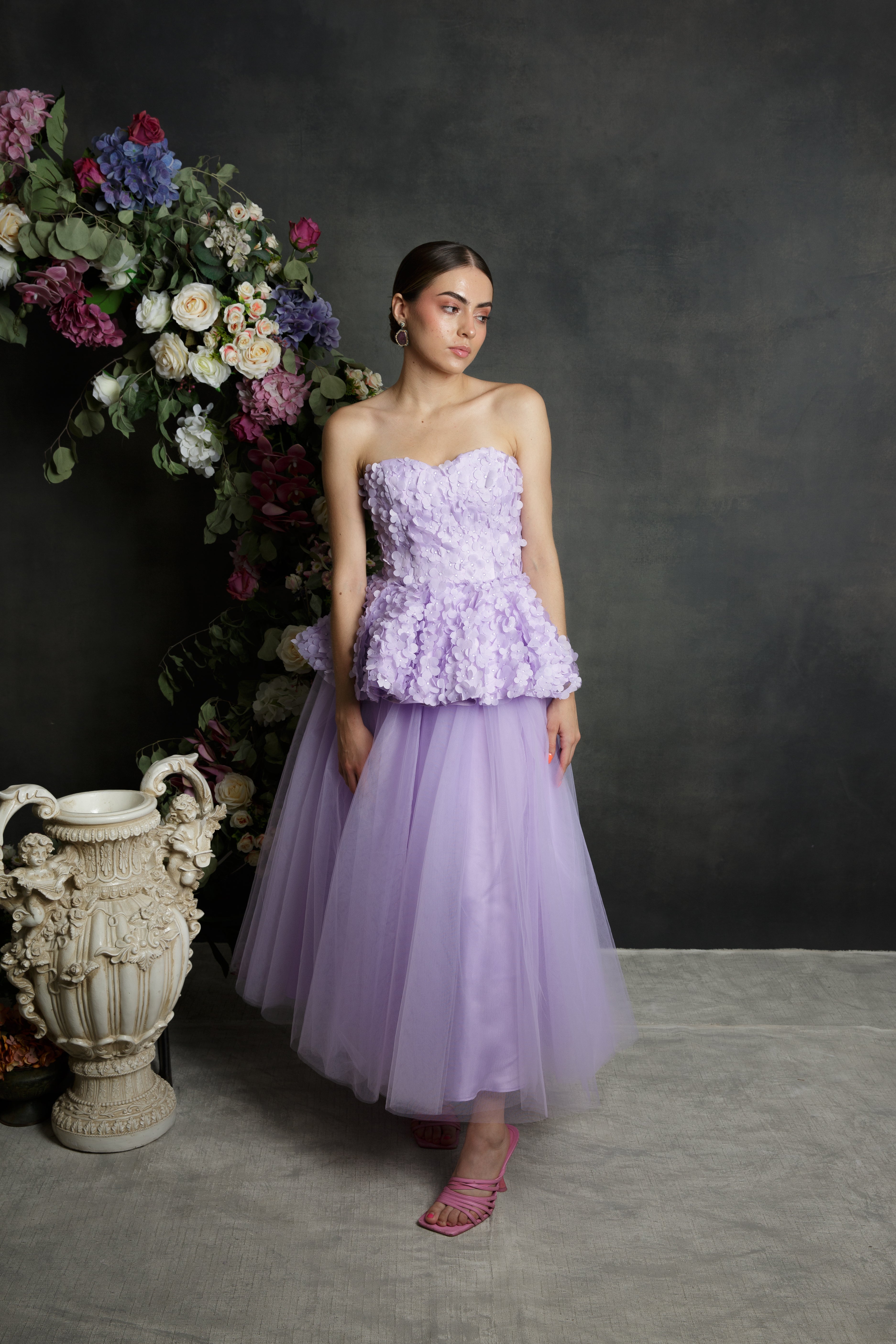 Ariella and Tulle skirt Set