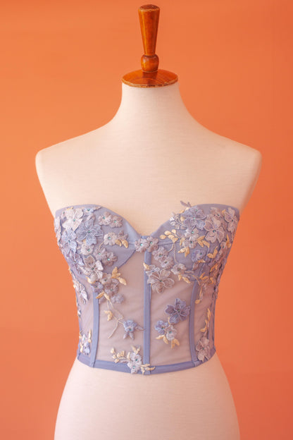 Bustier de Hortensias - Georgina Chávez